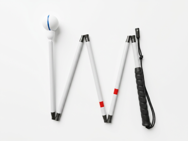 Ambutech Blindenstock, faltbar, Aluminium